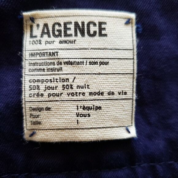 L'agence navy blue cargo utility jacket - Picture 2 of 8